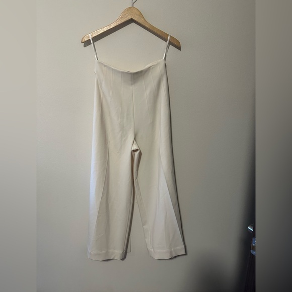 Staud - Caleb high-rise wide-leg pants ivory size 6 STAUD31812 - Picture 10 of 11